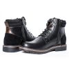 Men Leather Lined Boots - Black